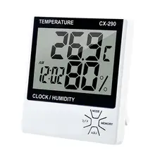 Indoor Room LCD Electronic Thermometer And Humidity Meter Digital Thermometer Hygrometer Alarm Clock function Full-time timer Indoor Room LCD Electronic Thermometer And Humidity Meter Digital Thermometer Hygrometer Alarm Clock function Full-time timer