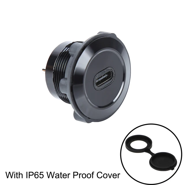 black USB and cover