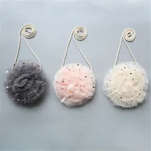 Lovely Flower Girls Coin Purse Baby Girls Lace Star Wallets for Infant Children Fashion Cute Storage Case Single Shoulder Bag