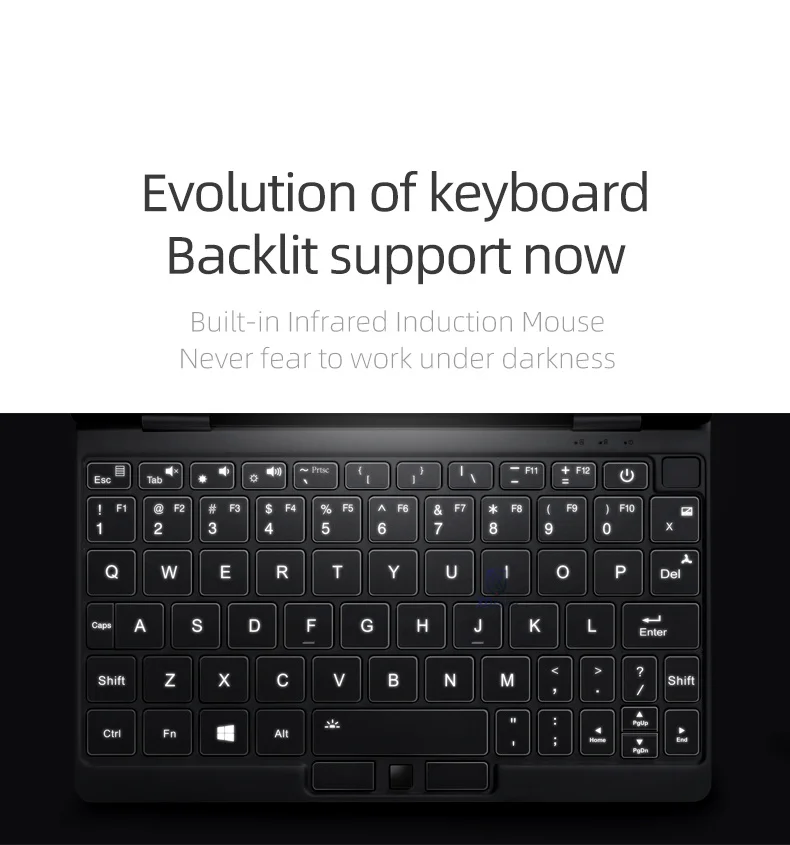 Мини ноутбук One Mix 3 S, Windows 10, карманный ноутбук, ПК, 8,4 дюймов, Intel M3-8100Y, мини ПК, 16 ГБ, 512 ГБ, PCIE, сканер отпечатков пальцев