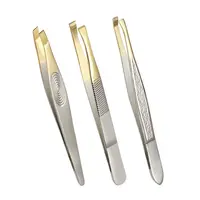Multipurpose Stainless Steel Eyebrow Tweezer for Facial Hair Ingrown Hair Removal For Plucking Eyebrows Repair Clip Beards Tool 1