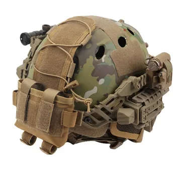 

Tactical Helmet Battery Pouch MK2 Helmet Battery Pack Helmet Counterweight Pack Helmet Accessory For Survival Airsoft Hunting