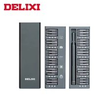 DELIXI – jeu de tournevis magnétique de précision 73 en 1, outil de réparation d'embouts pour maison intelligente, PC téléphone montre caméra outils manuels