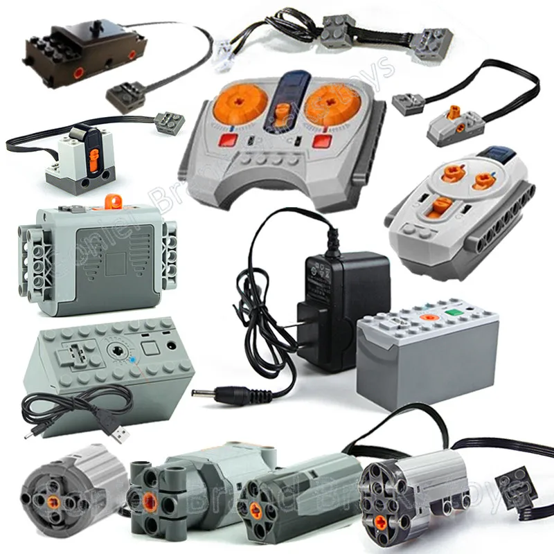 Подходит для логотипов Technic механический серводвигатель с функциями питания