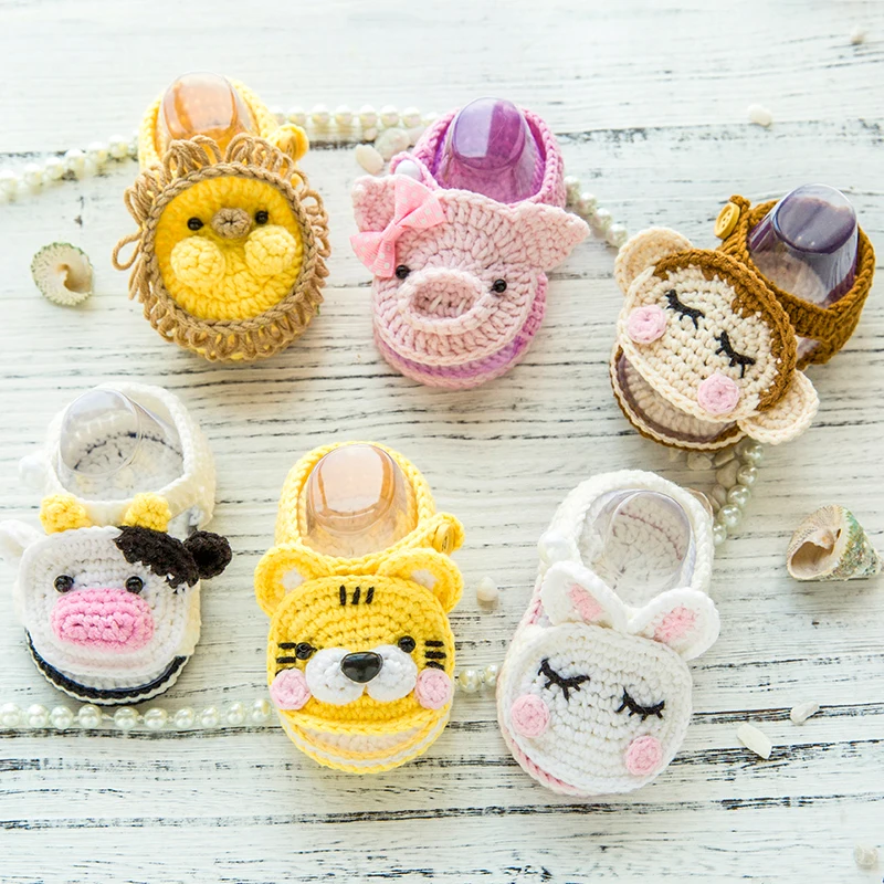 2019 accesorios de fotografía para recién nacidos tejidos a mano crochet zapatos bebé animal (productos terminados) - AliExpress