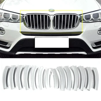 

Car Front Grille Grid Molding Trim Cover for BMW X3 F25 2011-2017