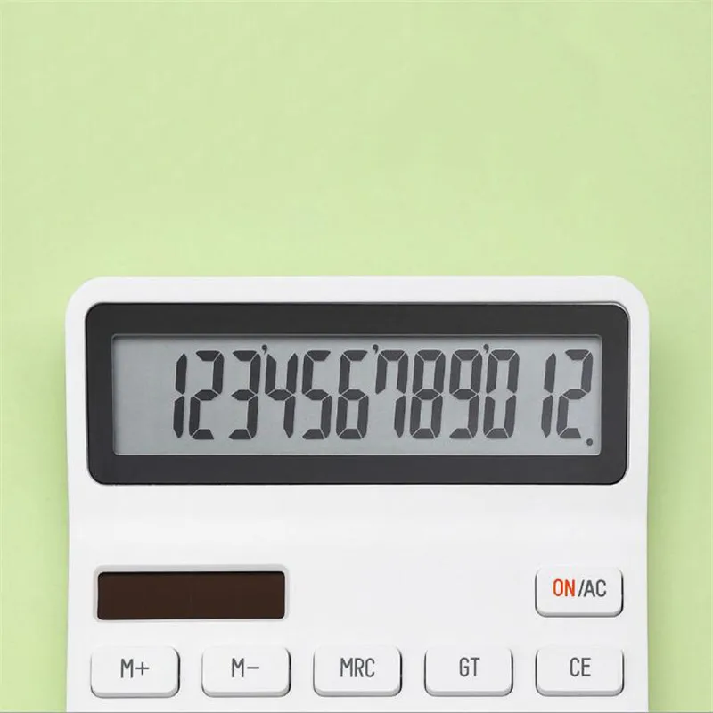 Xiaomi LEMO 12 digital Calculator Solar dual power supply Widescreen display for school office calculator Calculating Tool (4)