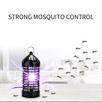 

220V Portable Electric LED Mosquito Insect Killer Lamp Insect Trap Radiation-free Bug LED Mute Bug Repeller USB Electric Zapper