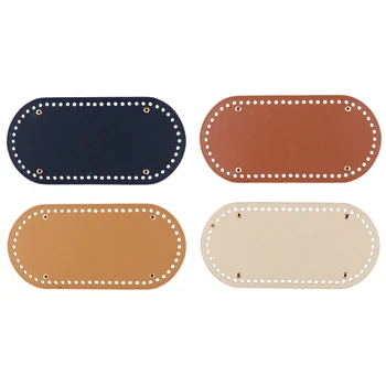 

4pcs Hand-made Crocheting DIY Bag Pad Shaper Bottom Mat Bag Cushions