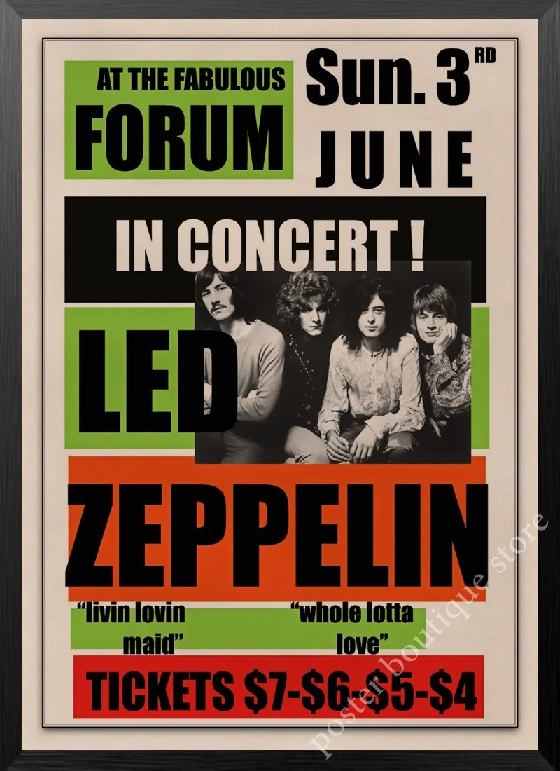 Led Zeppelin рок-н-РОЛ постер, Jimmy страница, Роберт Плант винтажные наклейки домашний Декор наклейки на стену девять процентов/4