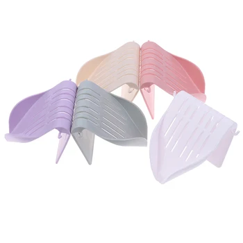 

Drain Soap Box Sucker Soap Holder Dish Bathroom Organizer Storage Box Plastic Tray Holder Container Wall-mounted Punch-free