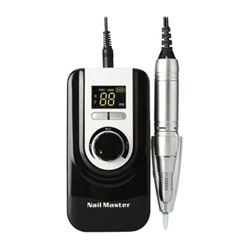 

US Plug LCD Digital 35000Rpm Portable Electric Nail Boring Machine Nail File Art Electric Drill Set Decoration Nail Pedicure Set