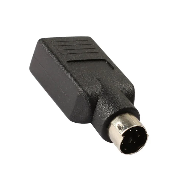 USB к PS2 PS/2 порта адаптер конвертер для мыши клавиатуры ПК черный Plug And Play 4X1 7X1 см |