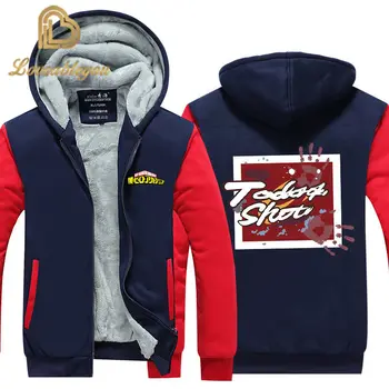 

2020 Winter Jacket Men Warm Fleece Zipper Thick Male SportWear Tracksuit Boku No Hero Academia Cosplay Costume Hoodies