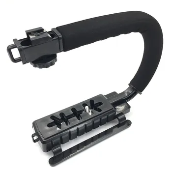 

C Shaped Holder Grip Video Handheld Stabilizer for DSLR Nikon Canon Sony Camera and Light Portable SLR Steadicam for Gopro