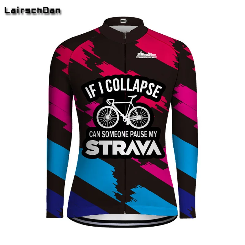 01 SPTGRVO LairschDan Strava велосипедная футболка с длинным рукавом командная Мужская велосипедная одежда Топ miallot ciclismo женская рубашка для горного велосипеда - Цвет: 01