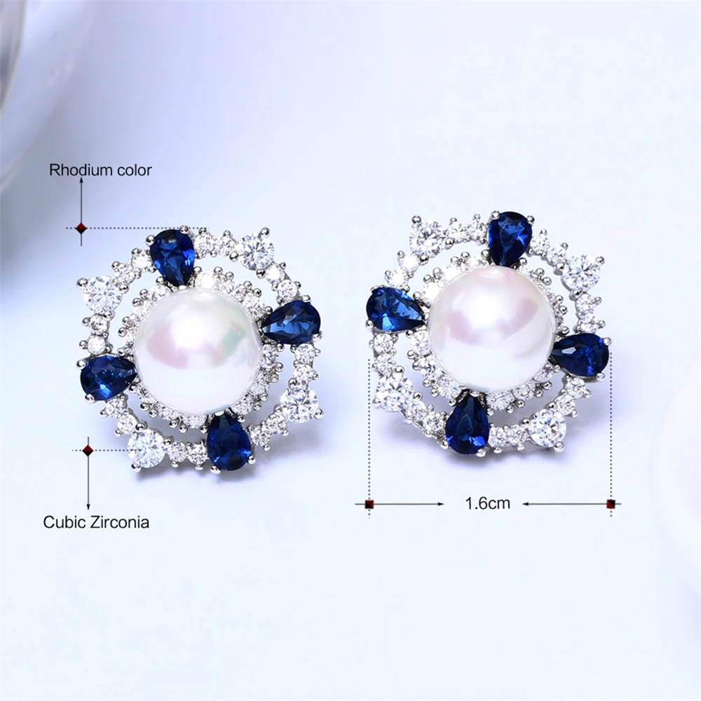 blue stud earrings (2)