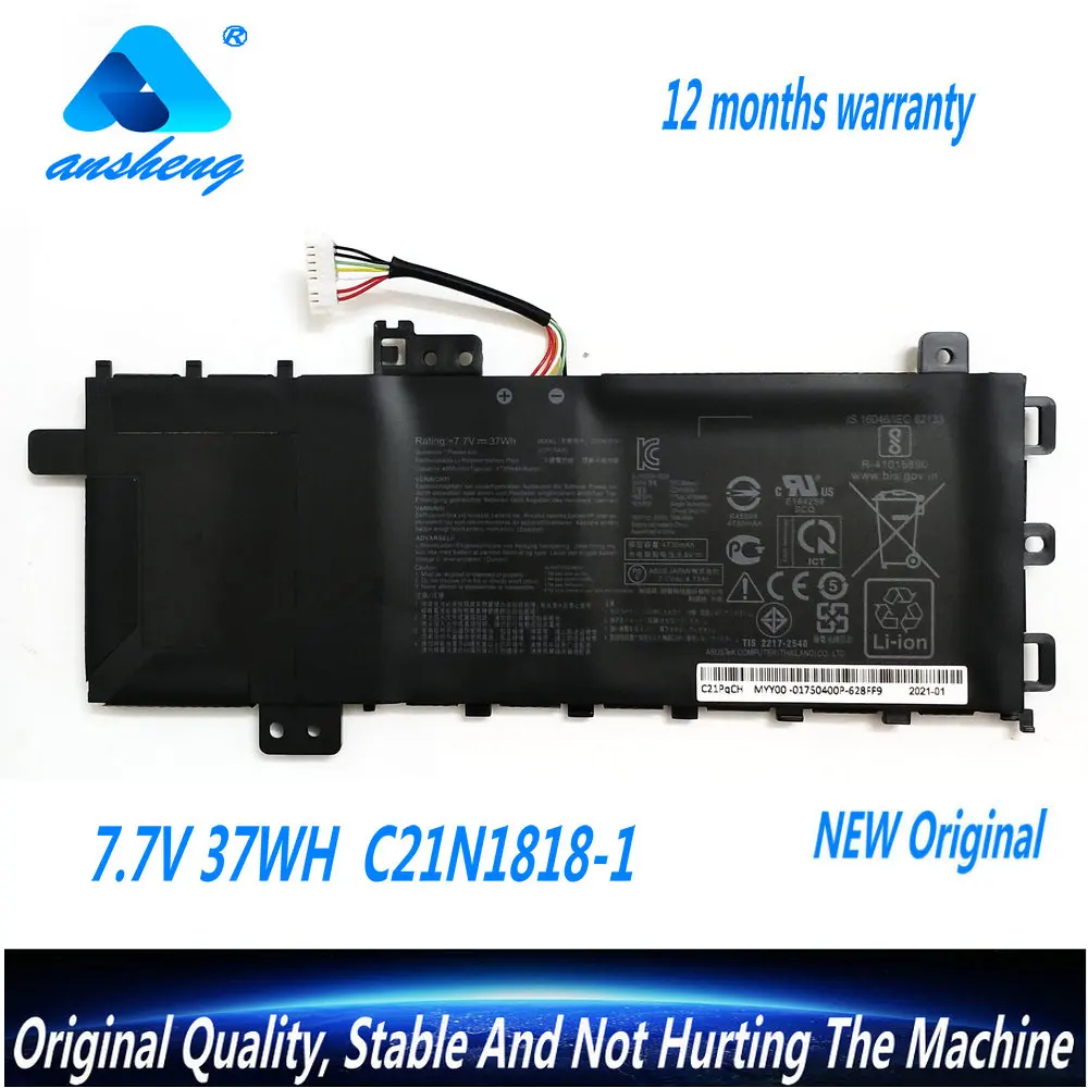 Аккумулятор asus c21n1818
