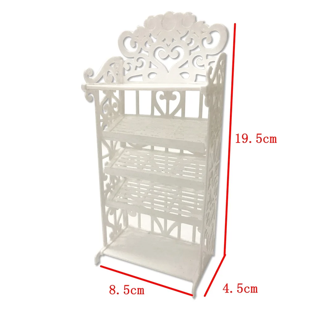 Toys Mirror Hangers Shoes Bed for Barbie Doll Furniture Pretend Play Toy for Kelly Dollhouse Doll Accessorie JJ