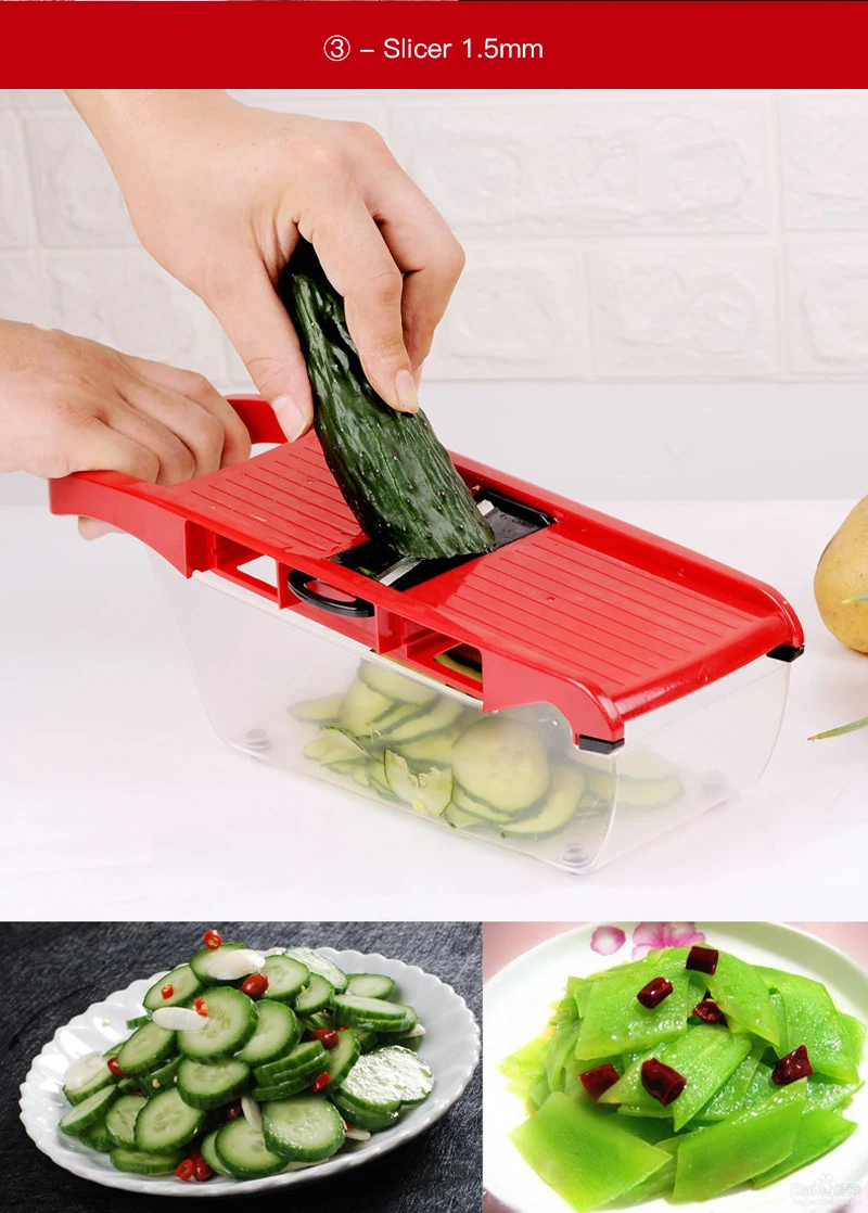 Многофункциональный Нож для овощей мандолин слайсер фрукты картофель овощечистка сыра терка для кухни аксессуары