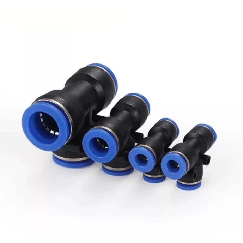 Pneumatic Push In Fittings for Air/Water Nylon Pipe/Tubing/Tube Size Choice Fit 