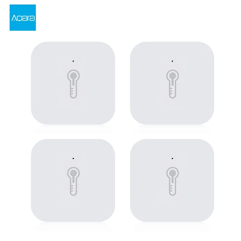Sensor inteligente Xiaomi Mijia Aqara Zigbee, Sensor de temperatura y humedad, presión de aire, ambiente, Control inalámbrico, funciona con Mi home
