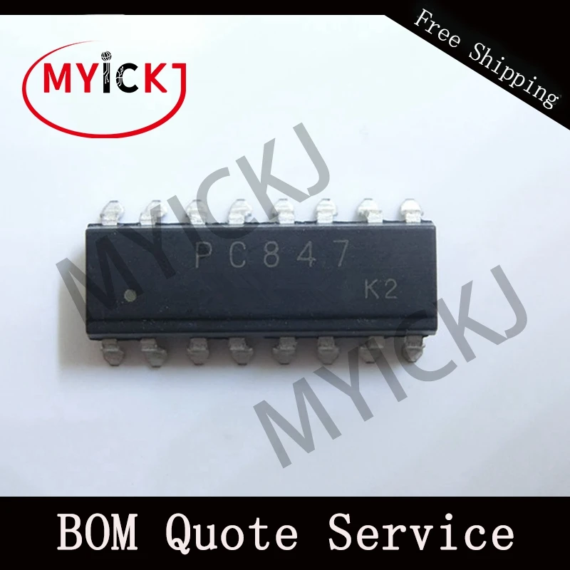 5 шт. PC847 SOP16 высокой плотности монтажный Тип фотомуфта микросхема