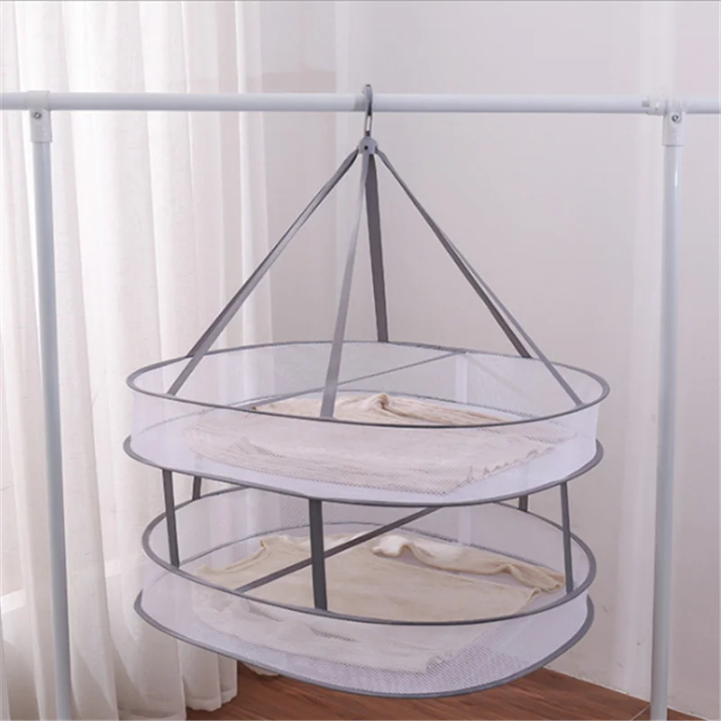 Clothes Basket Clothes Net Special Drying Rack For Sweaters Socks Underwear Clothes Rack Baby Clothes Pillow Drying Net 2 Layers 2