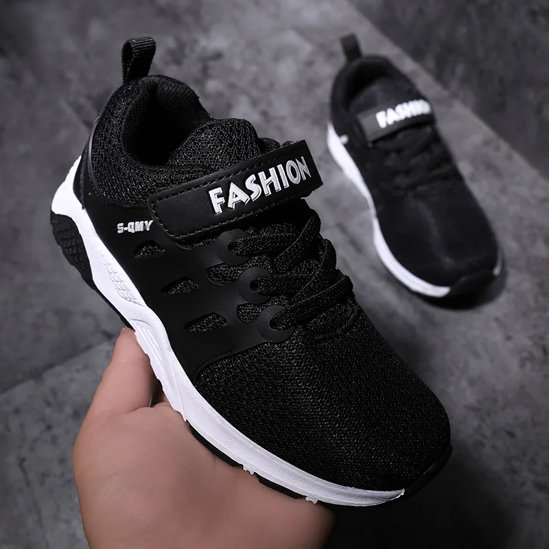 

BOY'S Shoe 2019 Autumn And Winter Children Dual-Network Athletic Shoes BOY'S Shoes Running Shoes Mesh Shoes Breathable Anti-slip