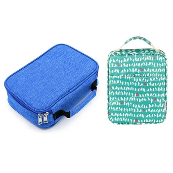 

2 Pcs Pen Colored Pencil Case School Multi-Functional High Capacity Zipper Pencil Bag for Student Art Supplies