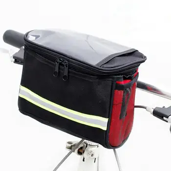 

Waterproof Large Capacity Bike Bicycle Front Handlebar Storage Bag Pouch Pack Waterproof Bike Bag Large Capacity Handlebar Front