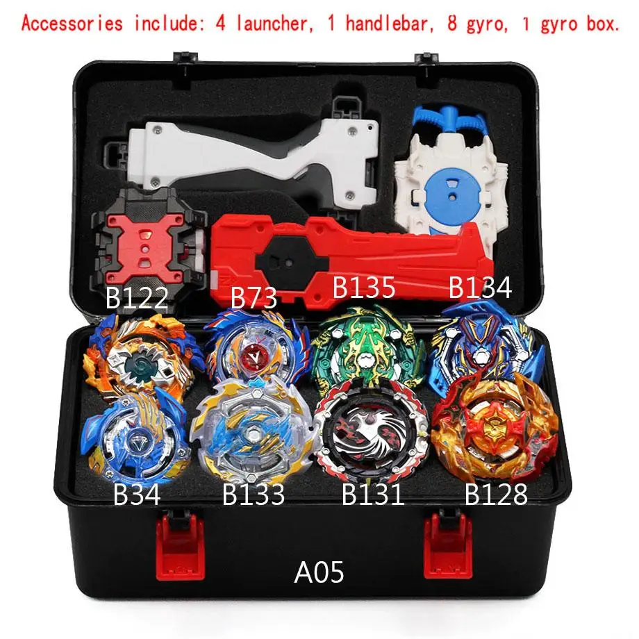 Набор топов пусковые установки B153 Beyblade Arena волчок металлический бой Bey Blade металл взрыв Bayblade Стадион Детский подарок классическая игрушка - Цвет: A05