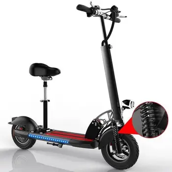 

10 Inch 48V 500W 45KM/H Two Wheels Electric Bicycle Folding Powerful Electric Scooter