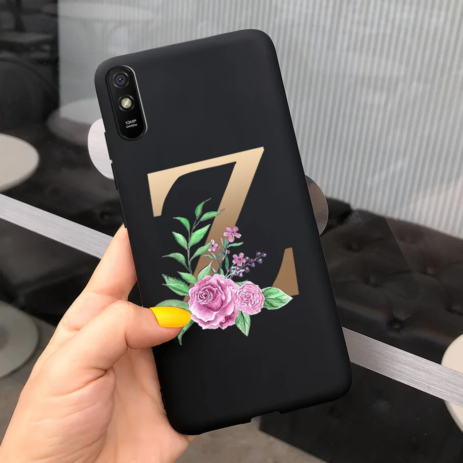 Cute Letters Silicone Soft TPU Phone Case - Durable Back Protector Shell