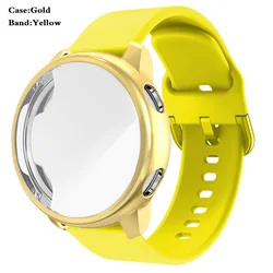 Double Pack Silicone Smart Watchband and Protective Bumper Combo - Garmin vivoactive 4s (6)