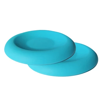 

2pcs Soft Silicone Plank Workout Pilates Protective Mat Small Round Fitness Sports Gym Training Balance Support Yoga Knee Pads