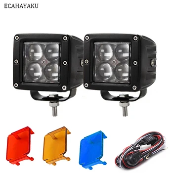 

3 inch Dually Cube LED Work Lights Cubic 20W LED Pod Lights Aluminum Waterproof for Off-road 4X4 4WD ATV Pick-up Trucks Forklift