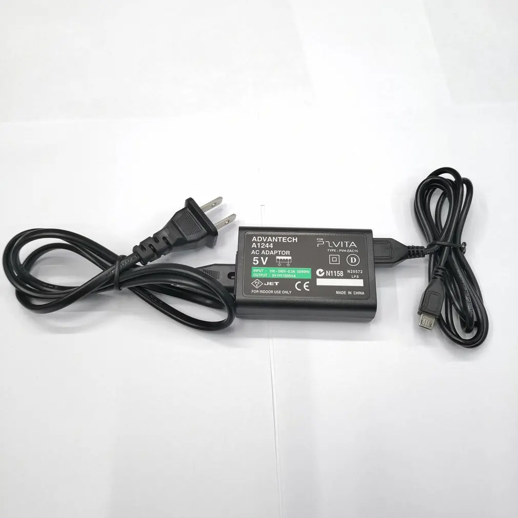 ЕС/США домашнее зарядное устройство с вилкой блок питания 5 в адаптер переменного тока с usb-разъемом зарядный кабель шнур для sony playstation psv ita Slim PS Vita psv 2000