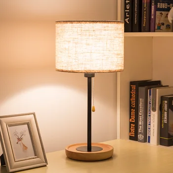 

Modern E27 led desk lamp living room bedroom table lamp office Bedside lamp study room reading lights Working cloth Table lamp