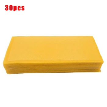 

30PCS Honeycomb Foundation Honeycomb Foundation Beehive Wax Frames Waxing