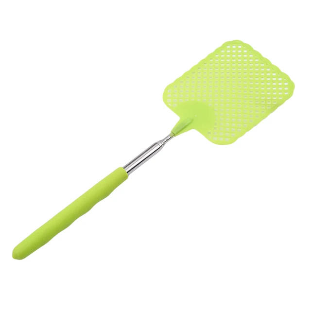 Teleszkópos Kéziütő Műanyag Fogó Újrahasznosítható Szúnyogok Kézi Szín Kibővíthető Hiba Kártevő Hibás Gyilkos Légy Swatter - Image 5