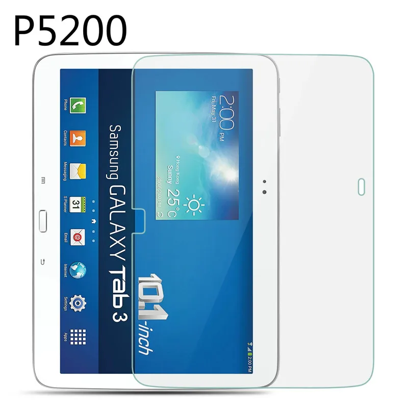 Закаленное стекло 2.5D 9H для Samsung Galaxy P5200 P5210 Защита экрана планшета SM-P5200 Tab 3
