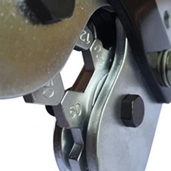 

HX-50B Cable Cutter Wire Stripper Electrical Work Terminal Multifunctional 1-10AWG Manual Crimping Pliers Tools 6-50mm2