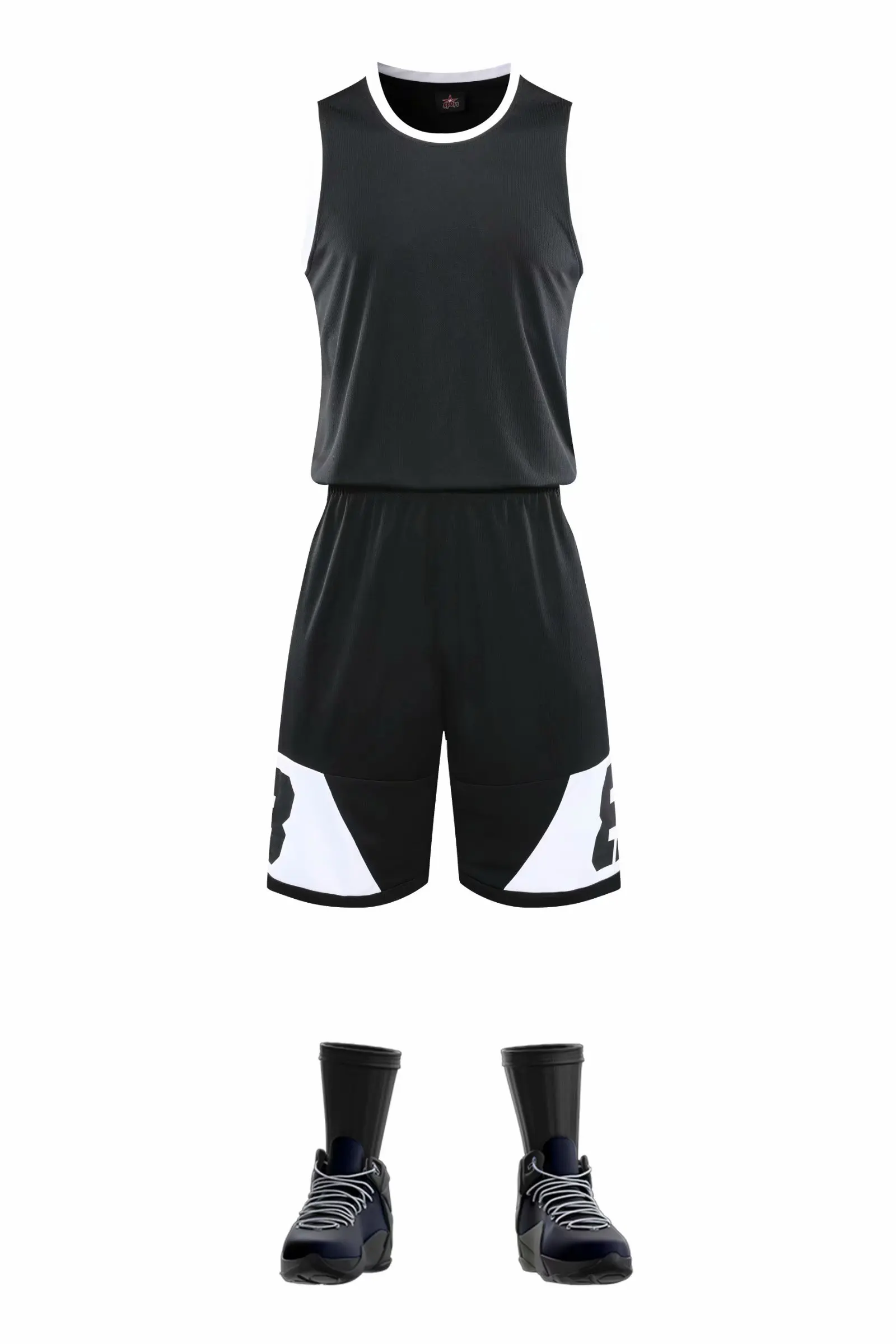 Game Gear AP993 Mens Tank Top Jersey-Uniform is Reversible to White-Great for Basketball 