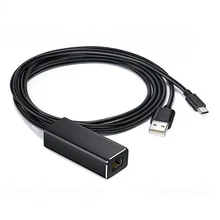 Стабильная портативная высокоскоростная штепсельная вилка и игра Ethernet адаптер игровой микро USB к RJ45 сетевая карта профессиональная для огня ТВ-палка