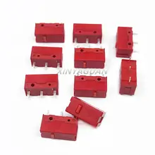 10Pcs kailh Red GM 60M micro switch for game competition Mouse button left right button can replace 3-pin rectangle micro switch