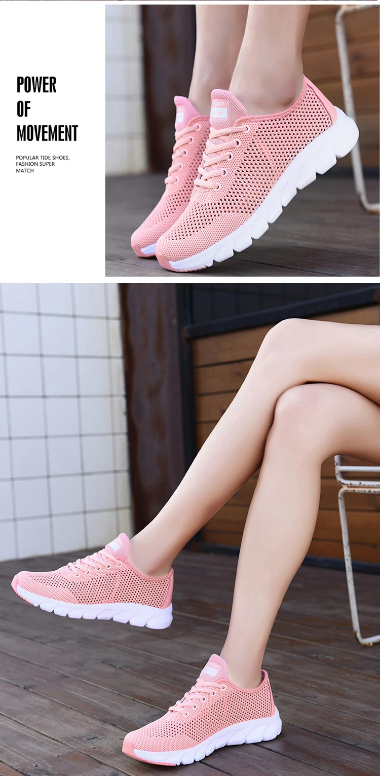 2021 Fashion Sneakers Women Shoes Breathable Light Slippers Platform Shoes Women Flats Female Sneakers Basket Women Sandalias