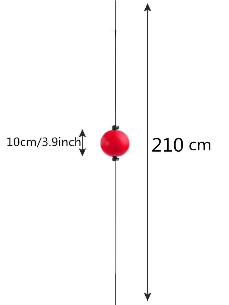 Height Adjustable Boxing Reflex Ball Speed Fight Ball Double End MMA Training Punching Bag PU for Home Muay Thai Workout