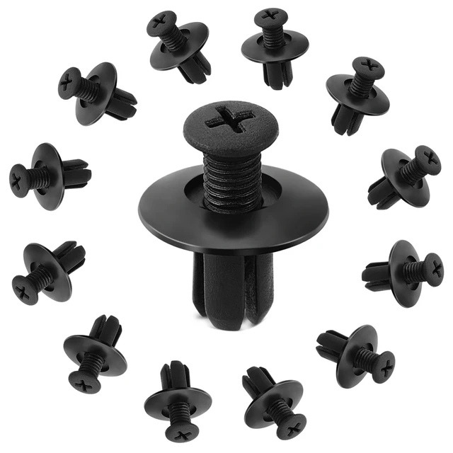 150X Bumper Fastener Clips Auto Car Hole Plastic Rivets Retainer