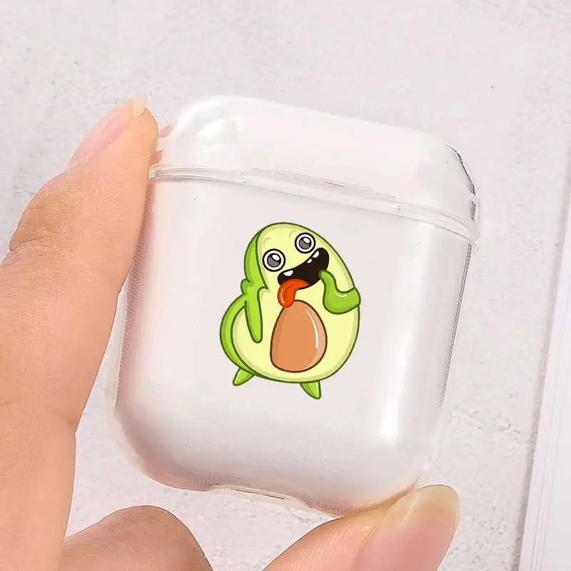 Прозрачный мягкий силиконовый чехол для Apple Air Pods 1 2 s AirPods противоударный защитный